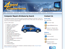 Tablet Screenshot of 4ward.com.au